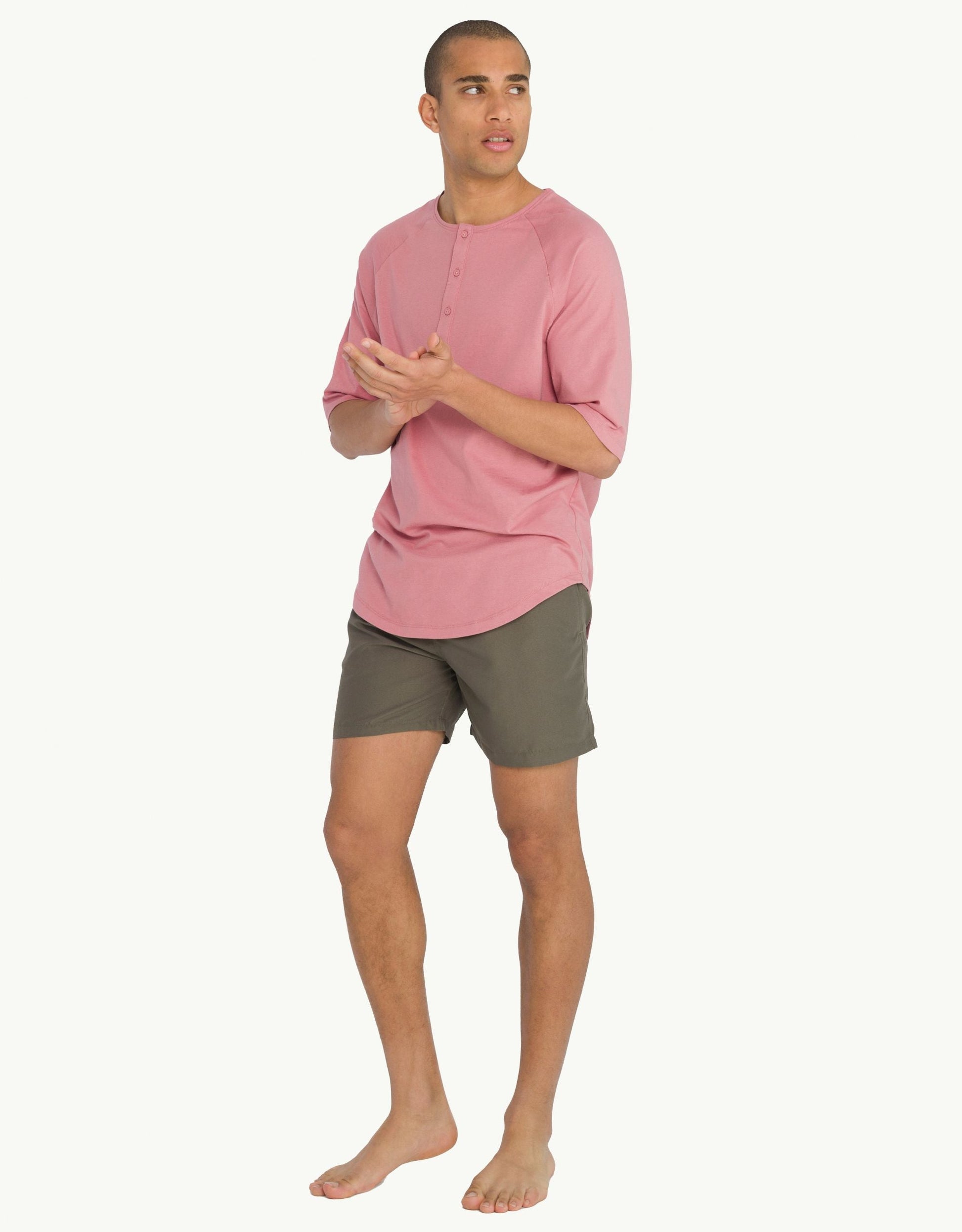 Discover sustainable fashion for men with our Darinka T-shati. Half-sleeve polo t-shirt in pink color. Crafted for everyday luxury, our tees provide unmatched softness and all-day comfort. Stay cool in our breathable organic cotton tees for men, made from 100% organic cotton to champion sustainability and skin-friendly choices.