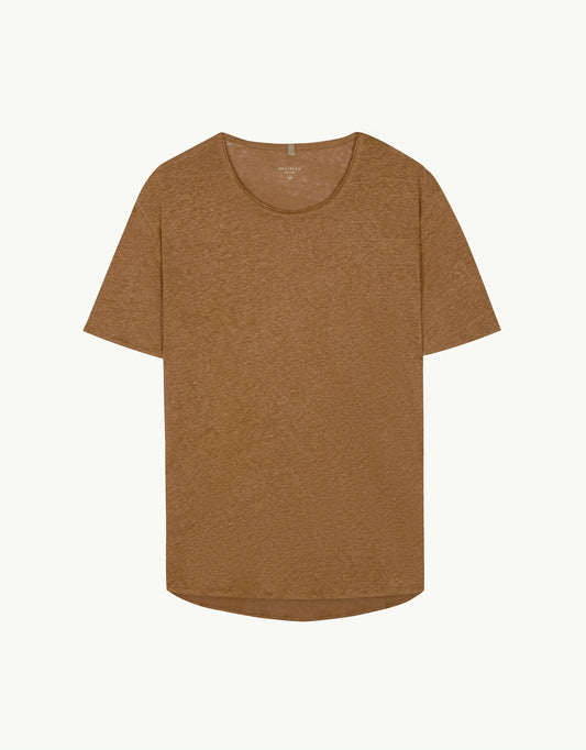 C-NECK LINEN ORO
