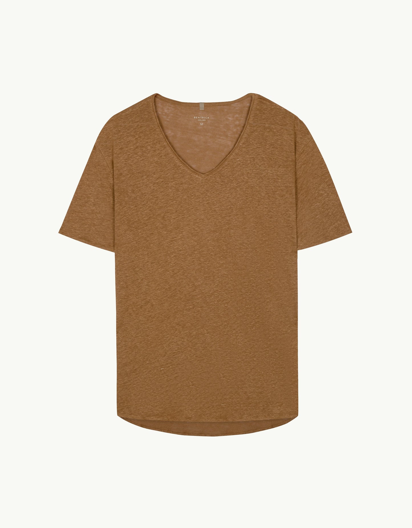 V-NECK LINEN ORO