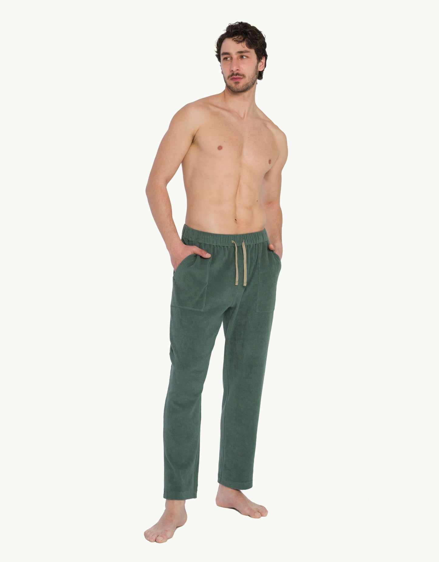 TERRY TOWEL PANTS JUNGLE