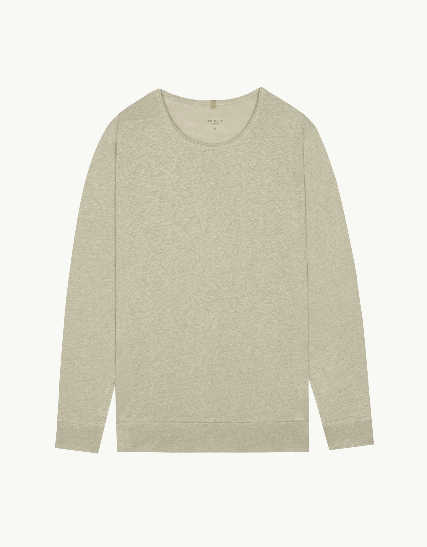 SWEATSHIRT LINEN FOG