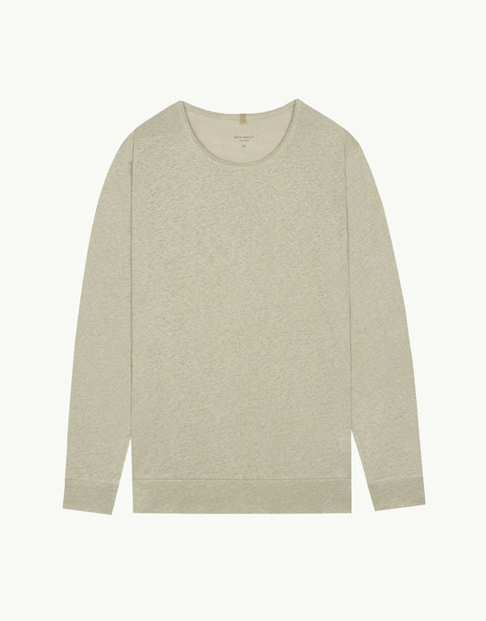 SWEATSHIRT LINEN FOG