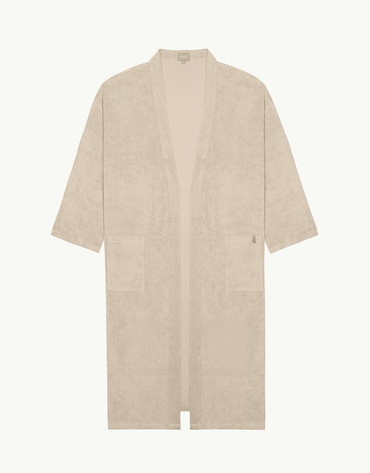 TERRY COVER-UP ROBE SAND