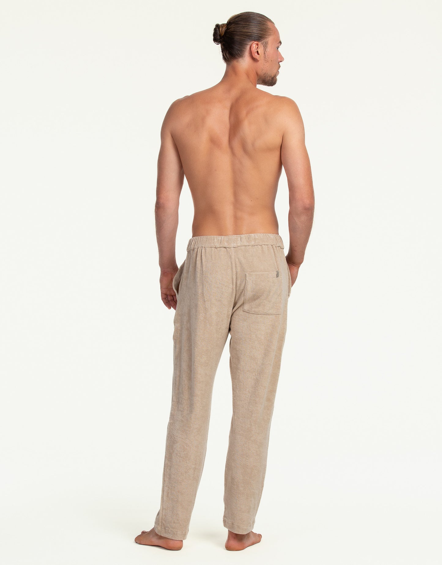 TERRY TOWEL PANTS SAND