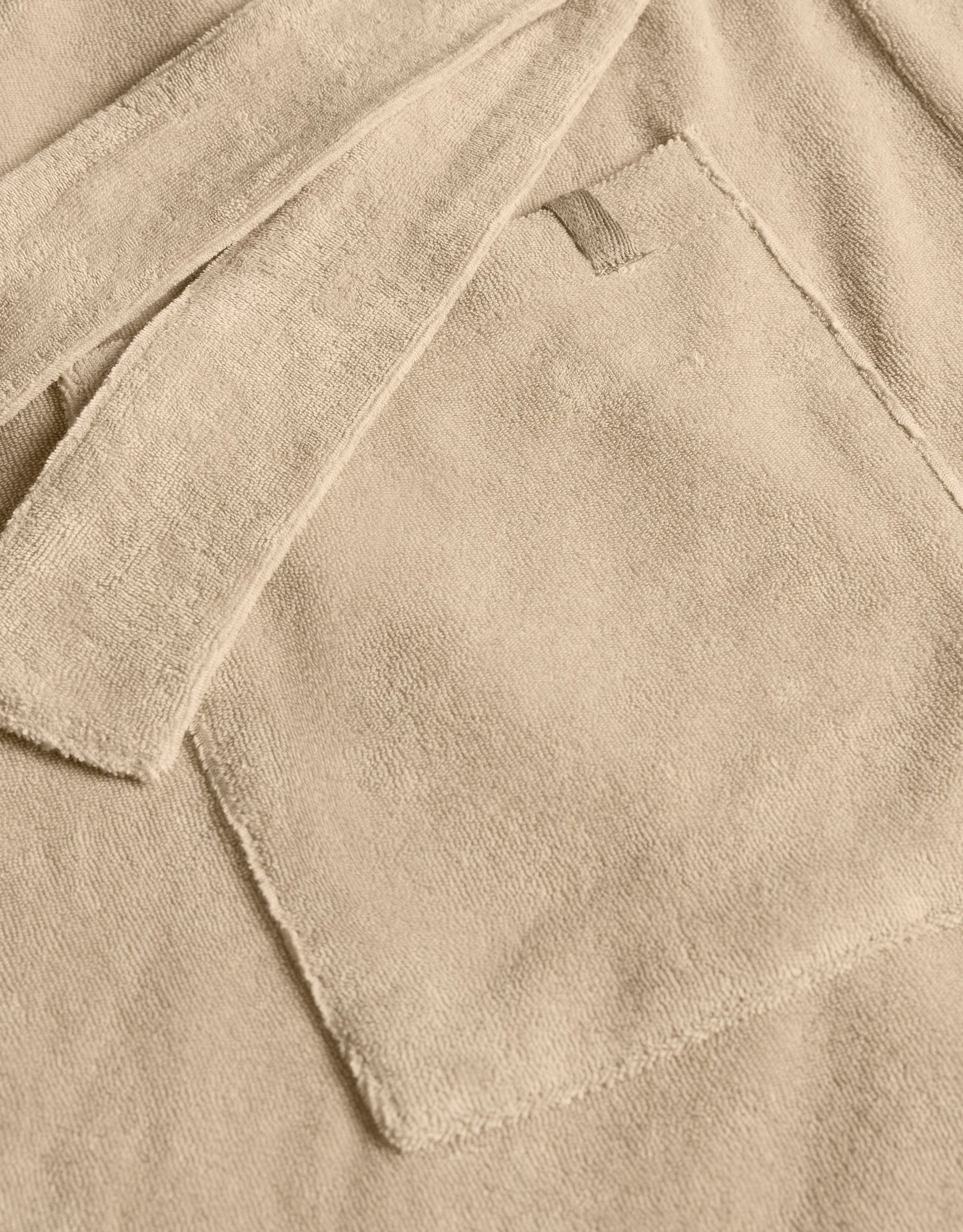 TERRY COVER-UP ROBE SAND