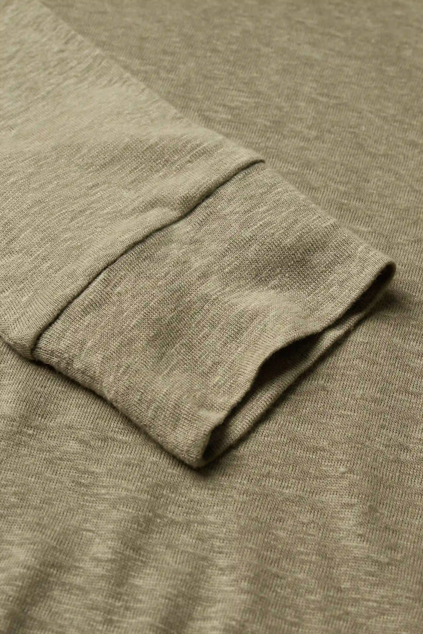 SWEATSHIRT LINEN OLIVE