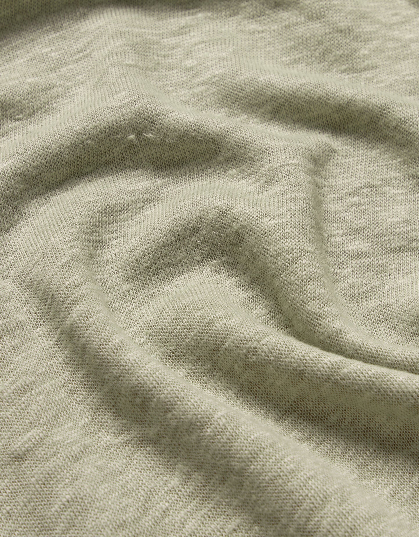 C-NECK LINEN FOG