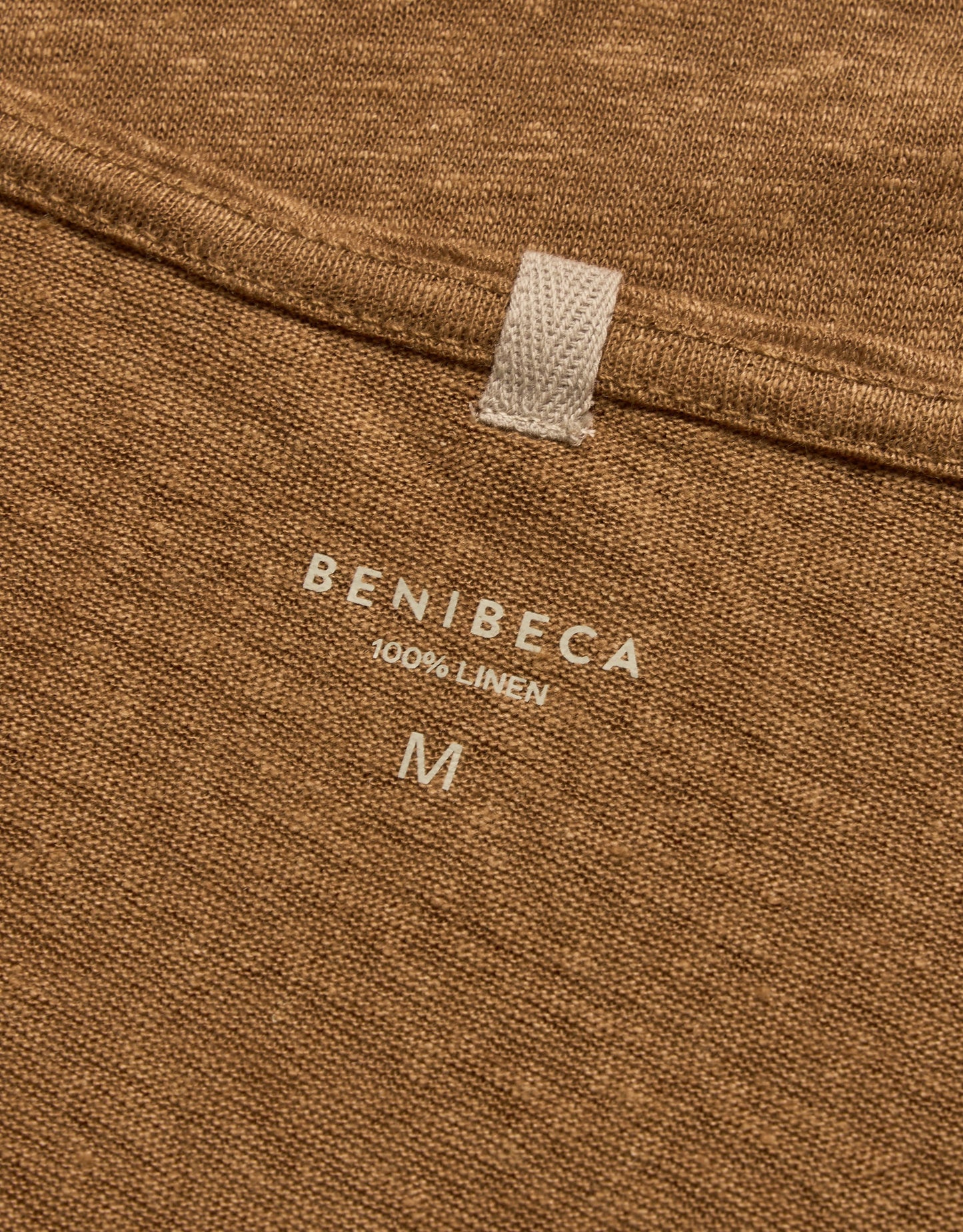 V-NECK LINEN ORO