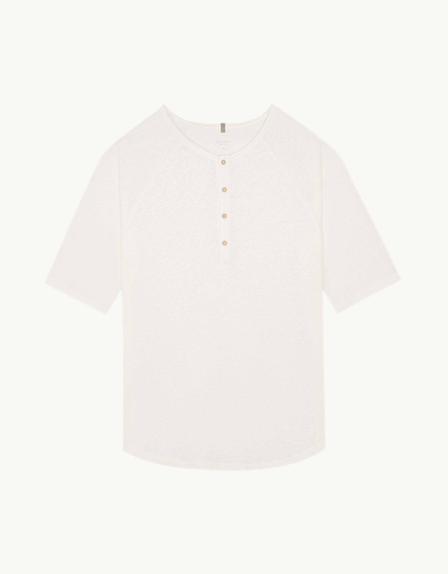 T-SHATI LINEN BLANC