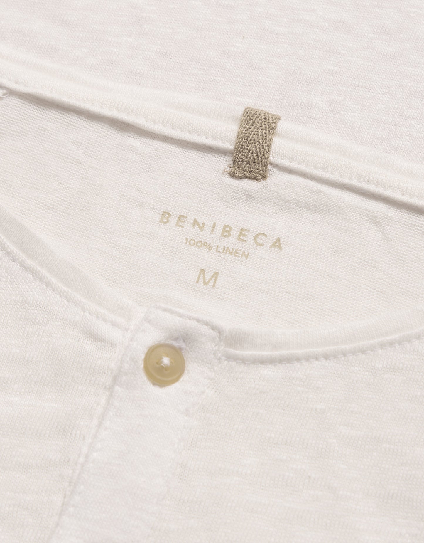 T-SHATI LINEN BLANC