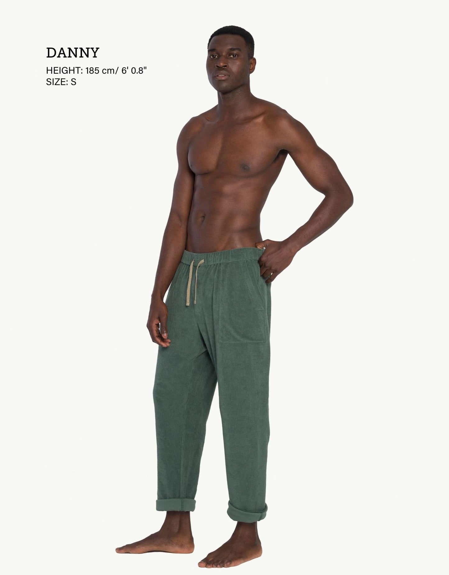 TERRY TOWEL PANTS JUNGLE